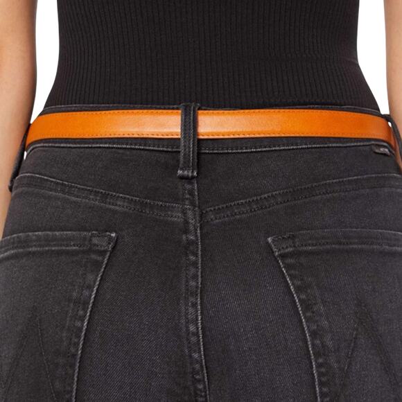 Mother Denim Charm School Brown Owl Star Moon Boho Leather Belt size M NEW Tags main image 12